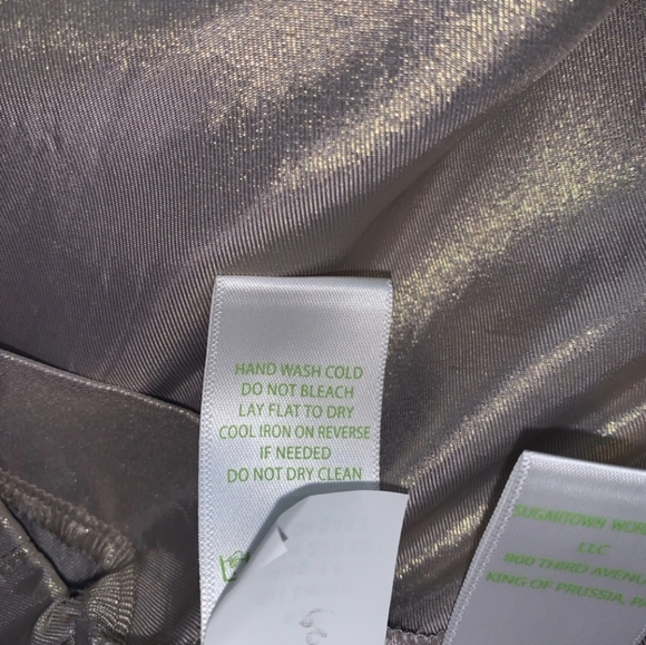 NEW Lilly Pulitzer Gold Shimmer Margot Pant Sz Medium - Picture 5 of 6